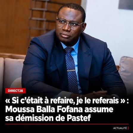 Moussa Balla Fofana assume son départ de Pastef : « Si c’était à refaire, je referais le même choix »