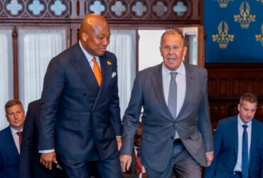 Samuel Okudzeto Ablakwa et Sergueï Lavrov