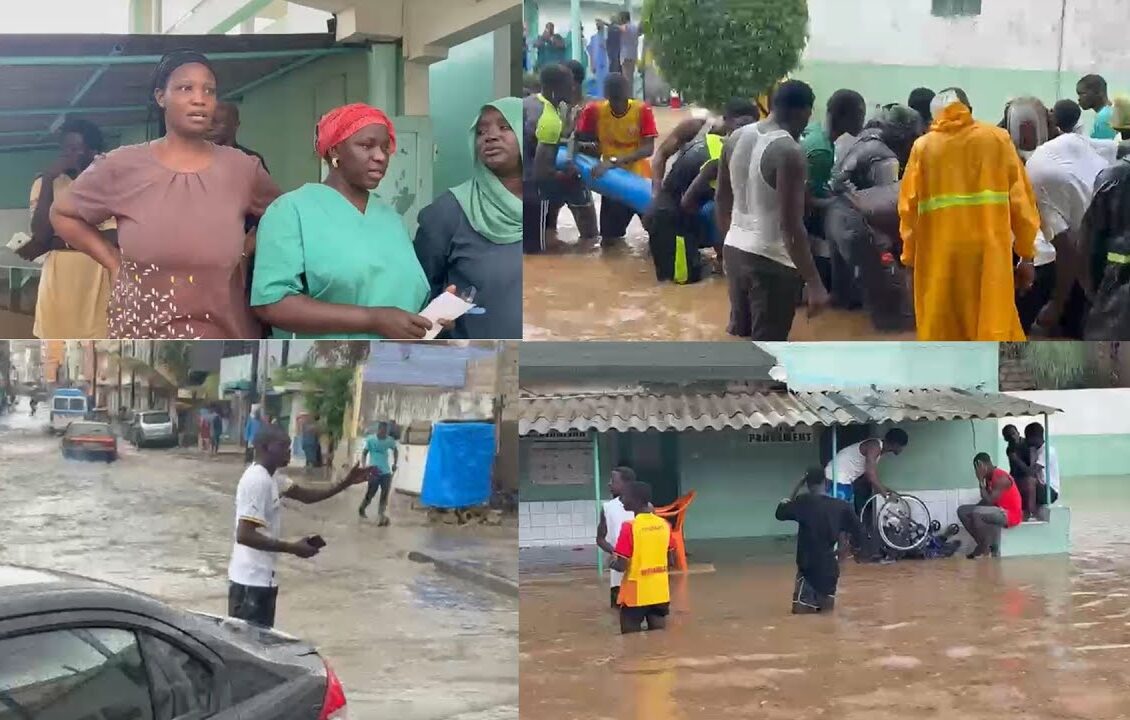 Dakar sous les eaux : l’hôpital Philippe Maguilen Senghor inondé, le spectre des JOJ inquiète