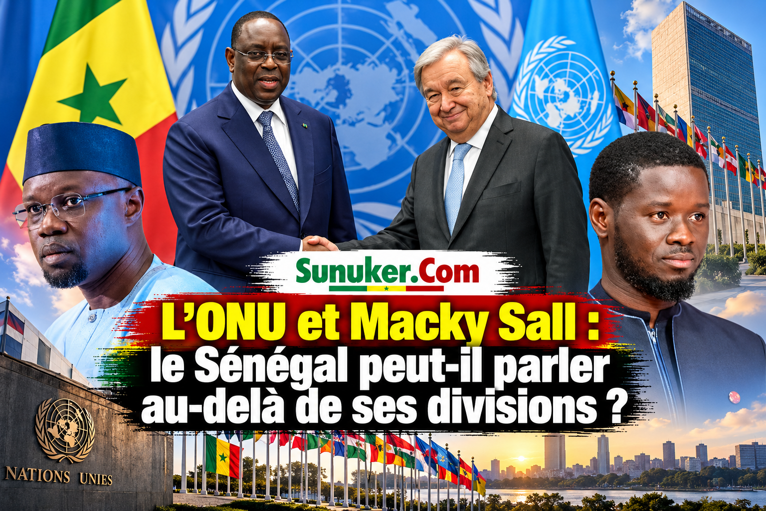 L’ONU et Macky Sall le Sénégal peut-il parler au-delà de ses divisions