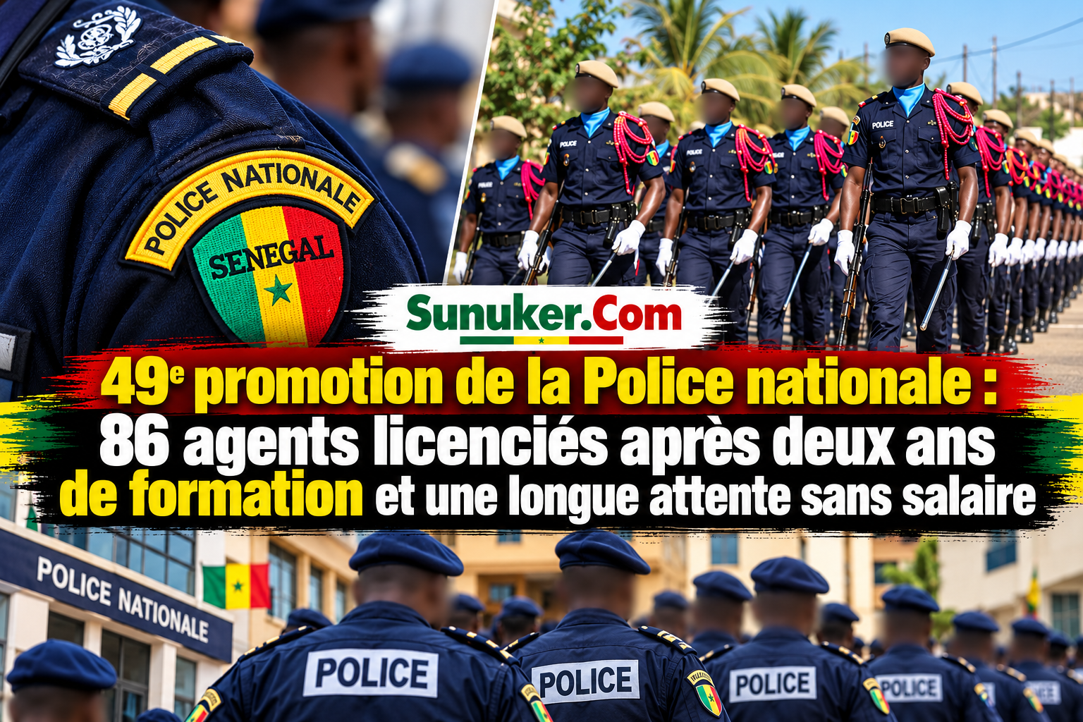 Police nationale 86 agents licenciés après deux ans de formation et une longue attente sans salaire