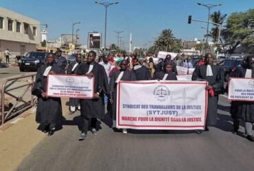 Grève générale au Sénégal : le SYTJUST mobilise les travailleurs de la Justice pour trois jours de bras de fer