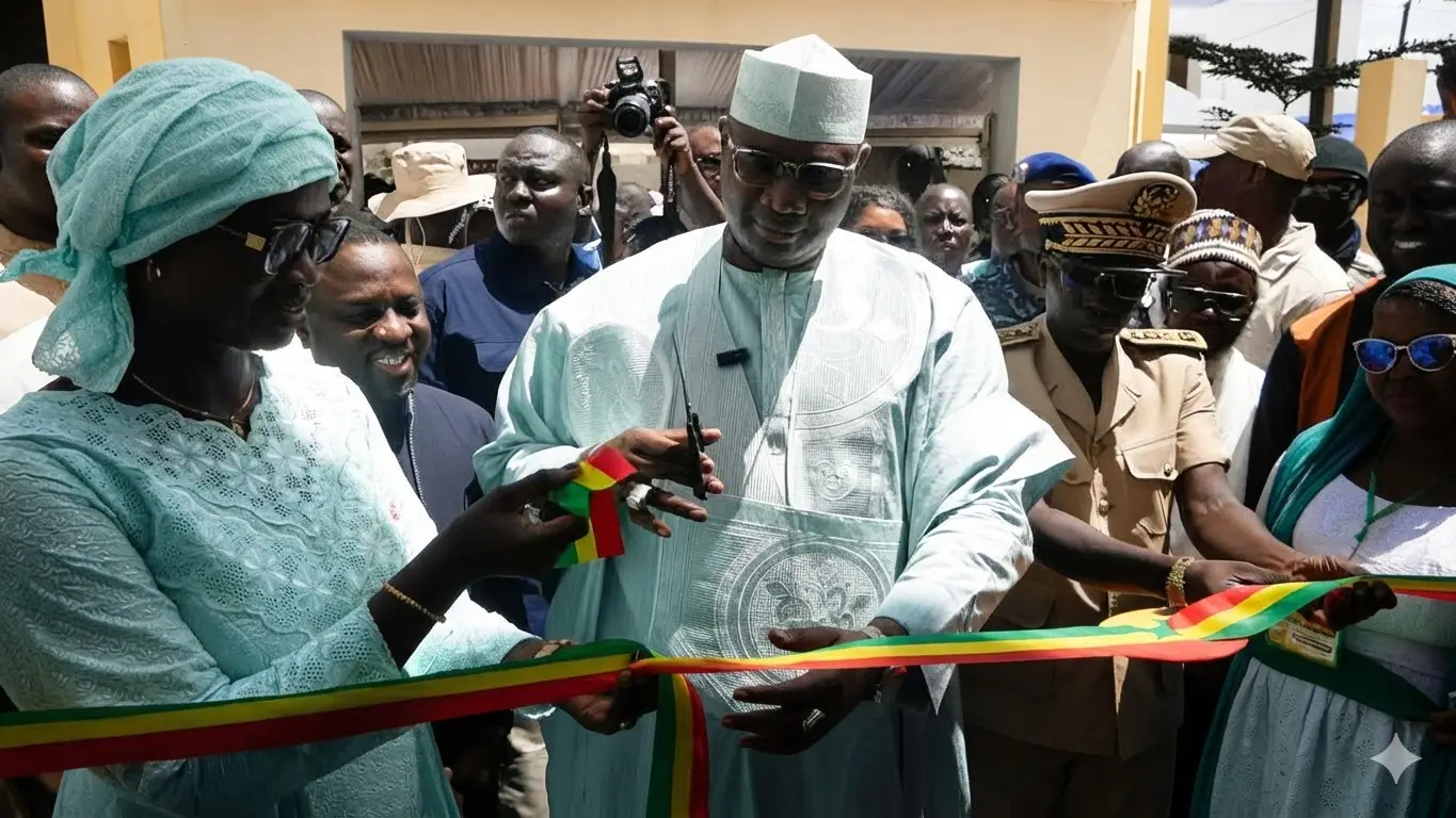 Kahone : Moussa Balla Fofana inaugure un centre socioculturel tourné vers la jeunesse et le numérique