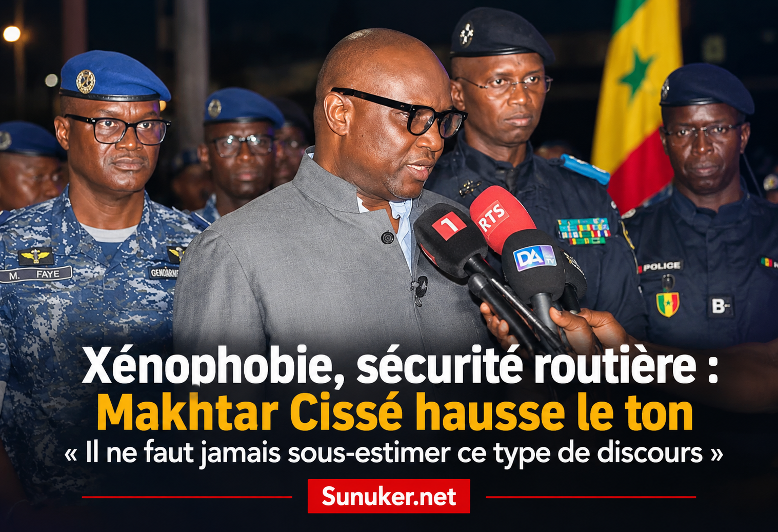 Xénophobie, immigration, accidents de la route : Makhtar Cissé appelle à la vigilance et au respect des règles