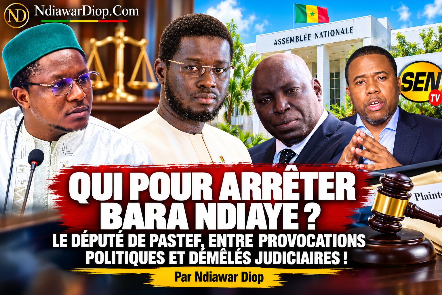 BARA NDIAYE : QUAND LA POLÉMIQUE MENACE DE PRENDRE LE PAS SUR LE DÉBAT DÉMOCRATIQUE Par Ndiawar Diop — NdiawarDiop.Com