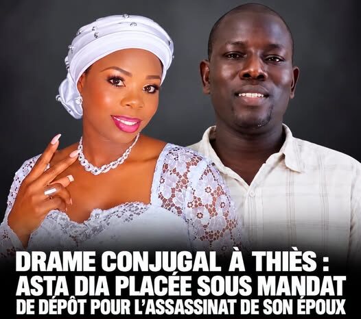 Thiès : Asta Dia, 20 ans, placée sous mandat de dépôt après la mort de son mari à Sam Ndiaye