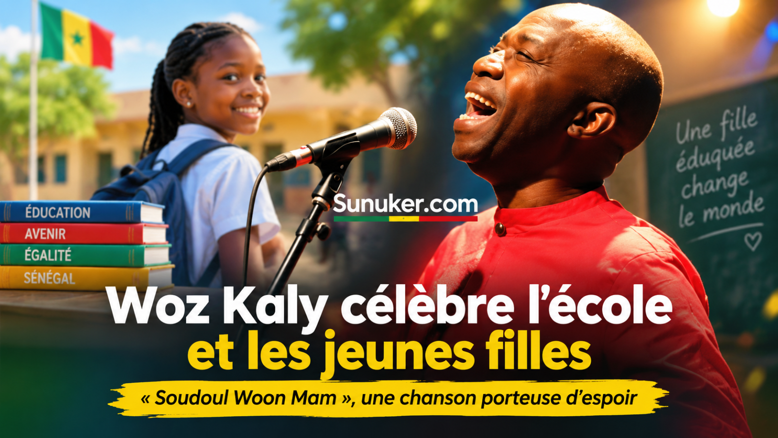 Woz Kaly célèbre l’école et les jeunes filles avec « Soudoul Woon Mam », une chanson porteuse d’espoir